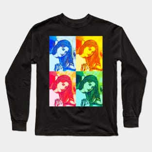 Portrait in 4 colors Long Sleeve T-Shirt